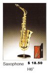 Miniature Musical Instruments - Saxophone