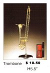 Miniature Musical Instruments - Trombone