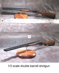 1/3 scale double barrell shotgun