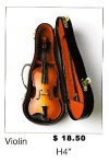 Miniature Musical Instruments - Violin